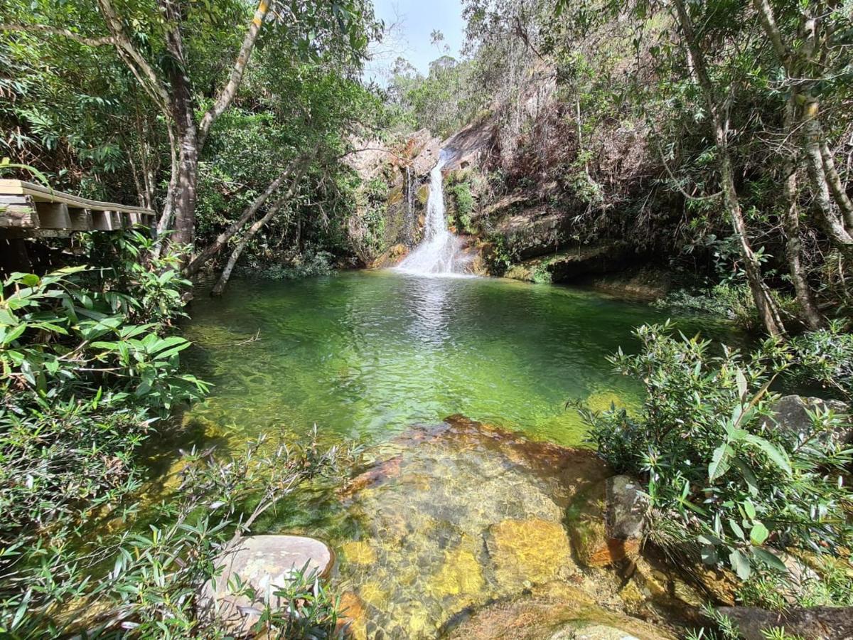 Alto Paraíso de Goiás Cachoeira E Pousada Paraiso Dos Pandavas מראה חיצוני תמונה