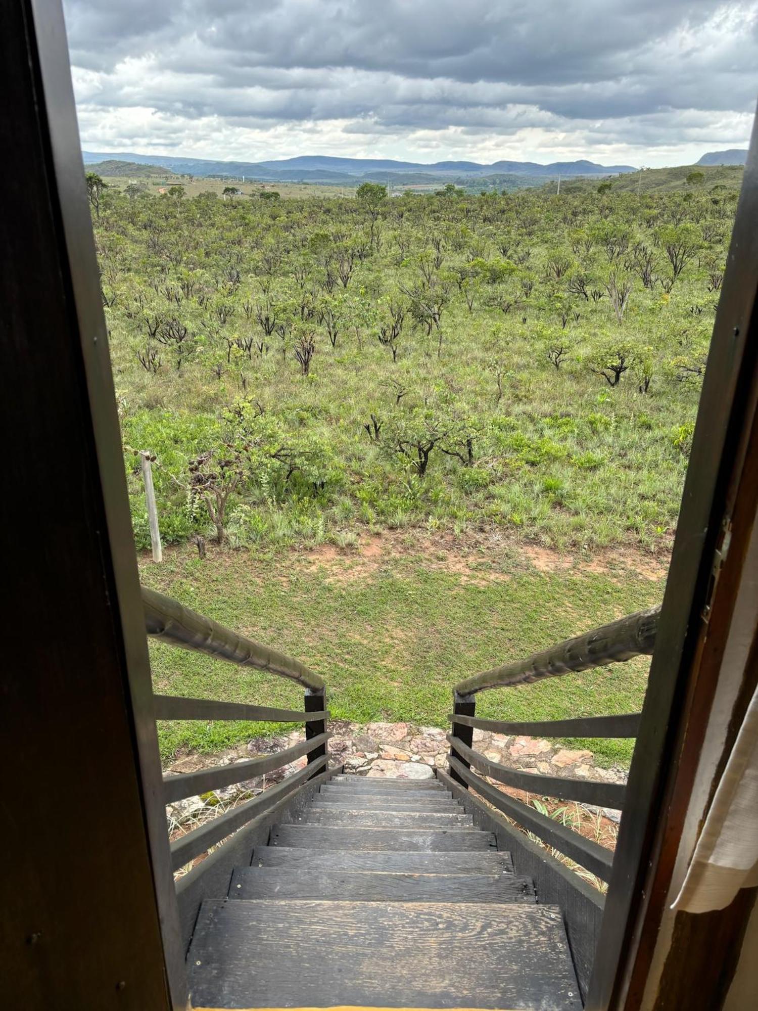 Alto Paraíso de Goiás Cachoeira E Pousada Paraiso Dos Pandavas מראה חיצוני תמונה